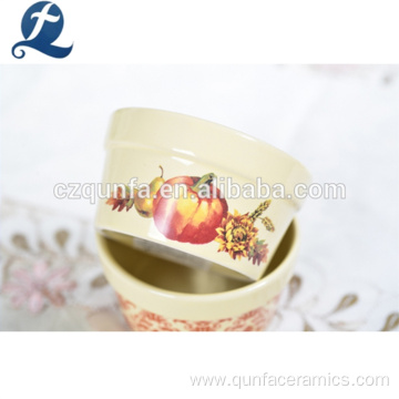 Wholesale Custom Applique Ceramic Bowl For Soup